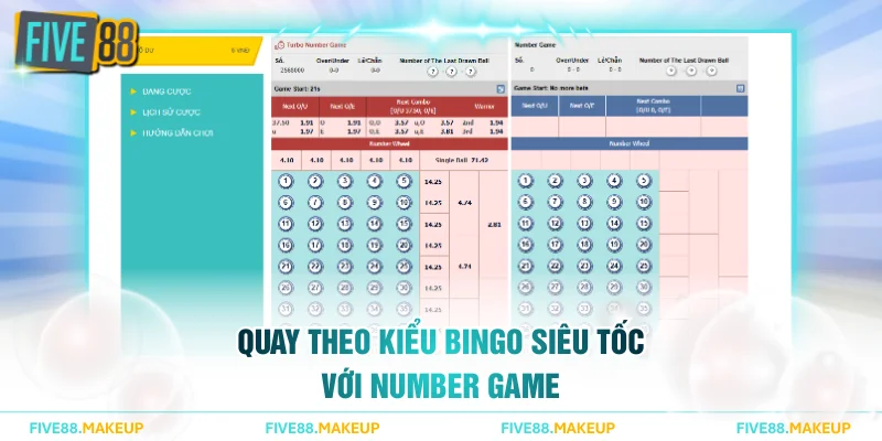 Quay theo kiểu bingo siêu tốc với Number Game